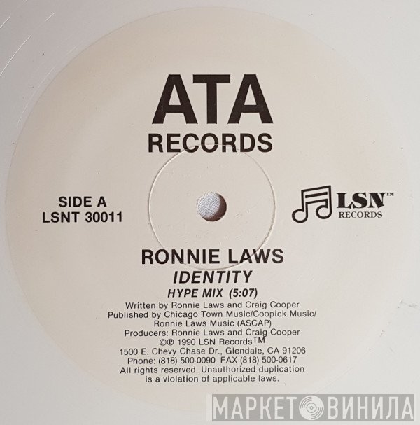 Ronnie Laws - Identity