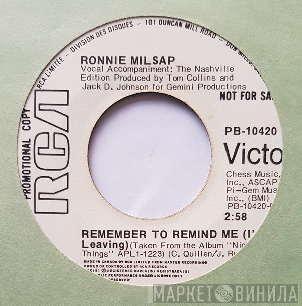 Ronnie Milsap  - Just In Case