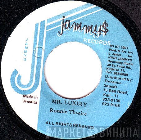 Ronnie Thwaites - Mr. Luxury