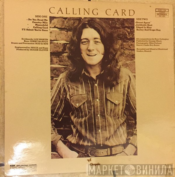 Rory Gallagher  - Calling Card