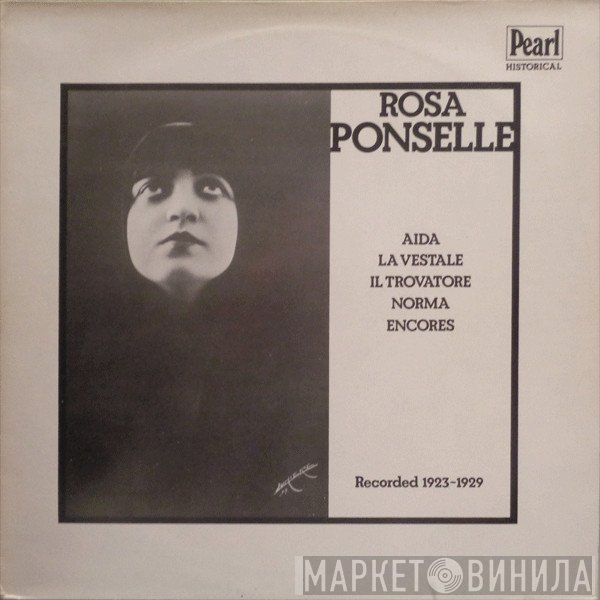 Rosa Ponselle - Recorded 1923-1929