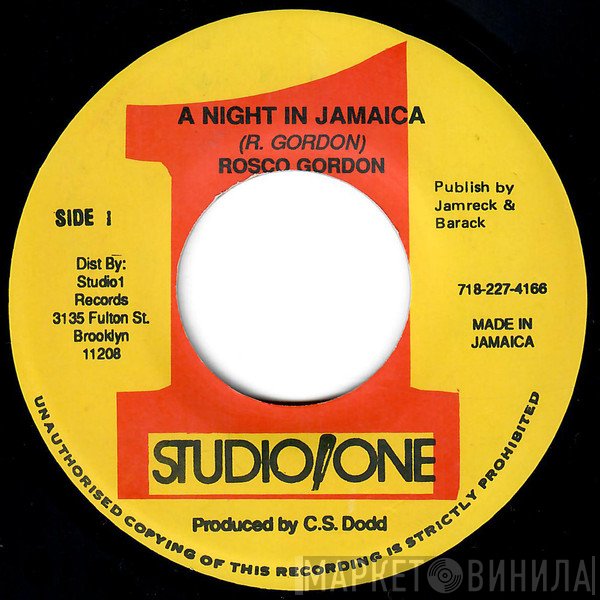 Rosco Gordon, Lily White - A Night In Jamaica / High In Jamaica