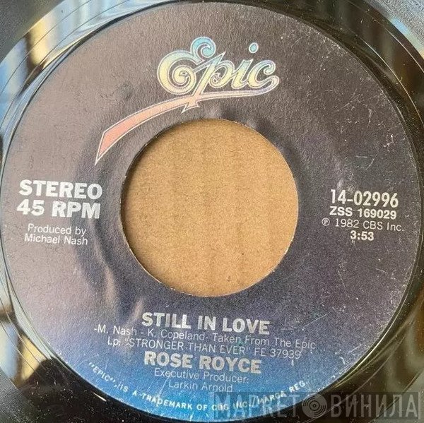 Rose Royce  - Fire In The Funk / Still In Love