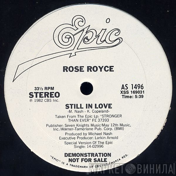 Rose Royce  - Still In Love / Fire In The Funk