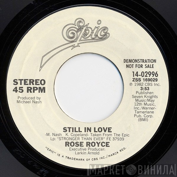 Rose Royce  - Still In Love