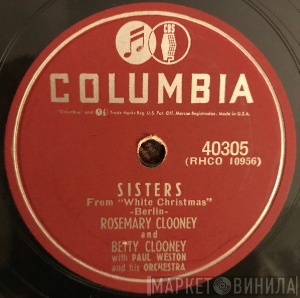 Rosemary Clooney & Betty Clooney With Paul Weston And His Orchestra  - Sisters