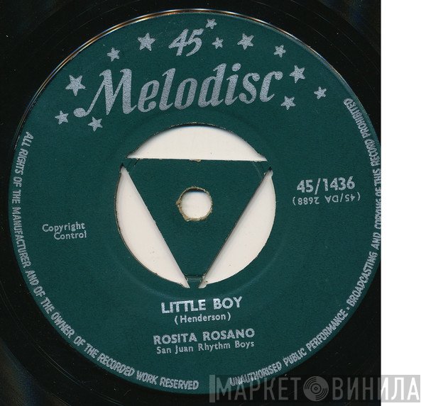 Rosita Rosano, San Juan Rhythm Boys - Little Boy / Queer Things