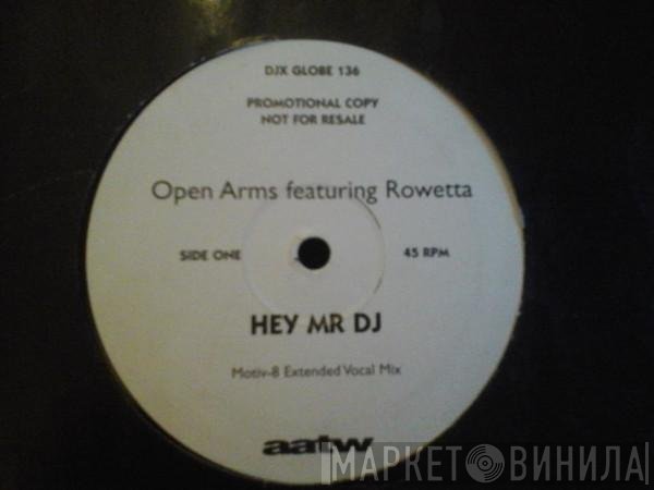 Rowetta, Open Arms - Hey Mr DJ
