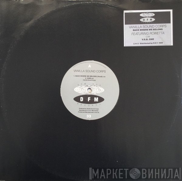 Rowetta, Vanilla Sound Corps - Back Where We Belong