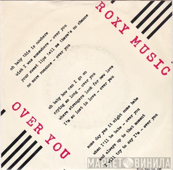 Roxy Music  - Over You