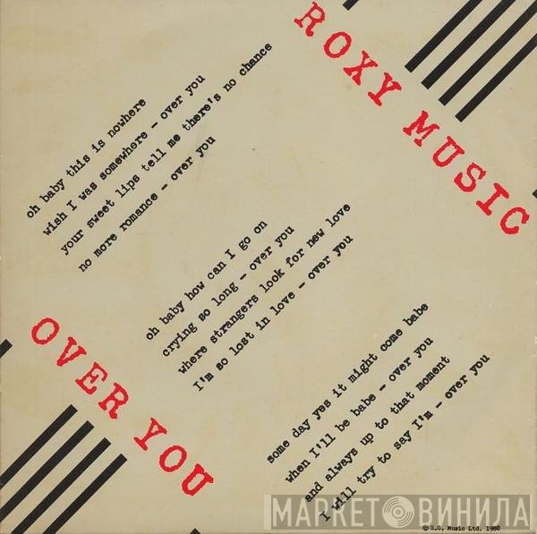Roxy Music  - Over You