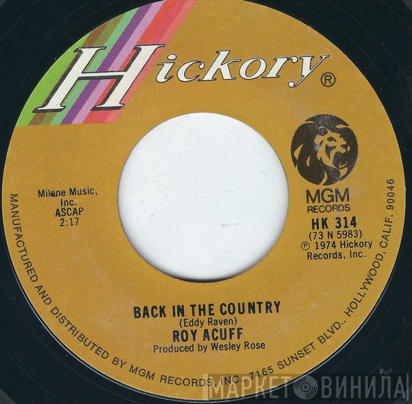 Roy Acuff  - Back In The Country