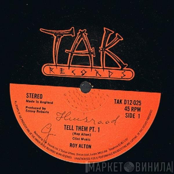 Roy Alton - Tell Them