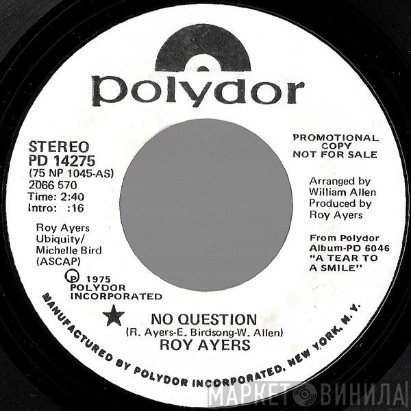 Roy Ayers  - No Question / Magic Lady