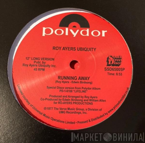 Roy Ayers Ubiquity - Running Away / Love Will Bring Us Back Together