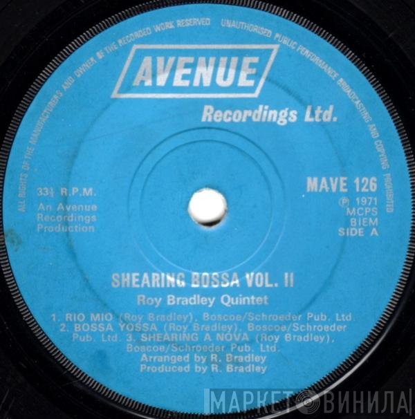 Roy Bradley Quintet - Shearing Bossa Nova Vol. II