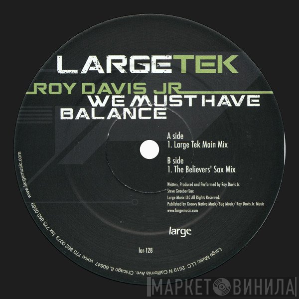 Roy Davis Jr. - We Must Have Balance