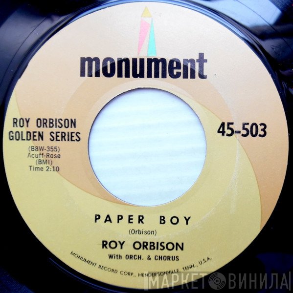 Roy Orbison  - Paper Boy / With The Bug