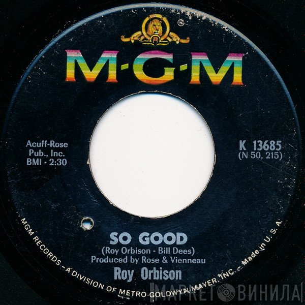 Roy Orbison  - So Good / Memories