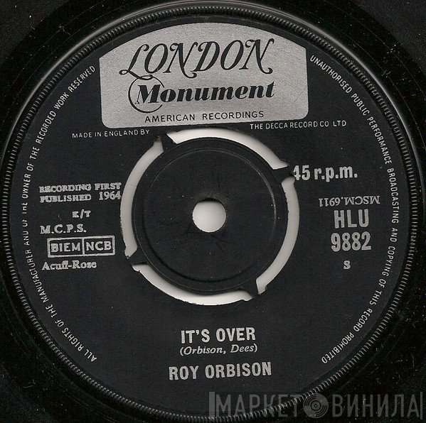Roy Orbison - It's Over