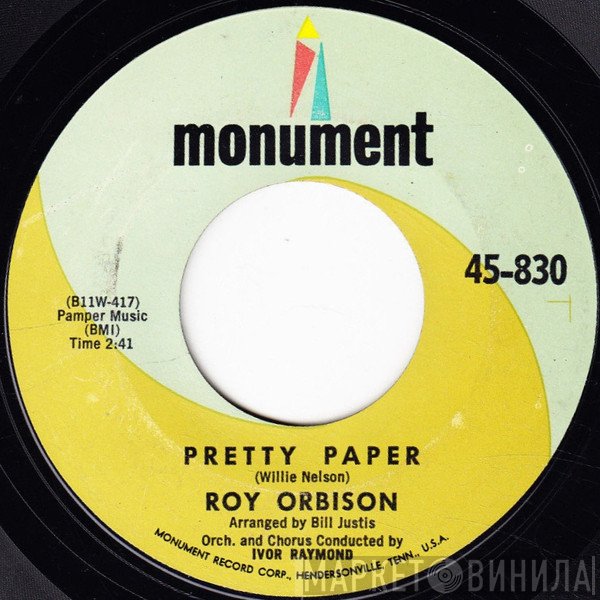 Roy Orbison  - Pretty Paper