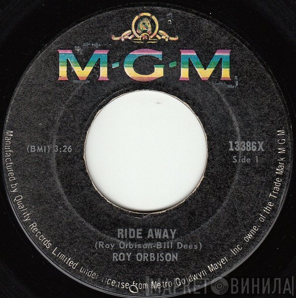 Roy Orbison  - Ride Away