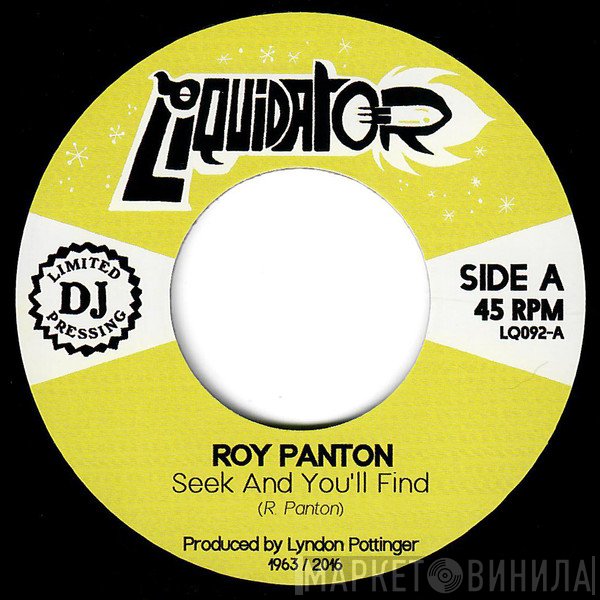 Roy Panton - Seek And You'll Find / Cherita