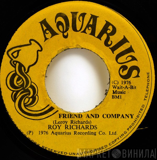Roy Richards - Friend And Company
