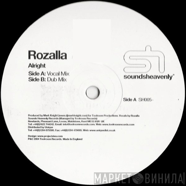 Rozalla - Alright
