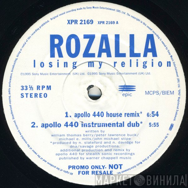 Rozalla - Losing My Religion