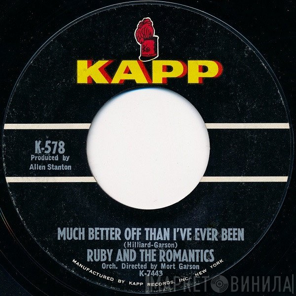 Ruby And The Romantics - Our Everlasting Love / Much Better Off Than I've Ever Been