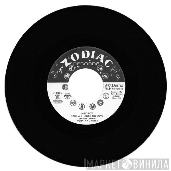 Ruby Andrews - Hey Boy Take A Chance On Love / Just Loving You