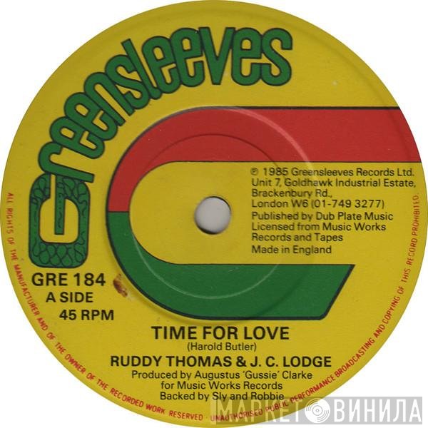 Ruddy Thomas & JC Lodge  - Time For Love