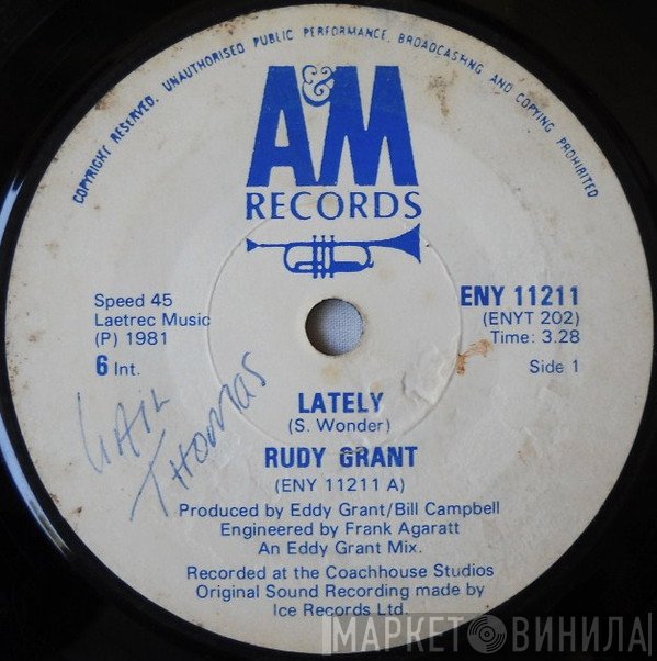 Rudy Grant  - Lately