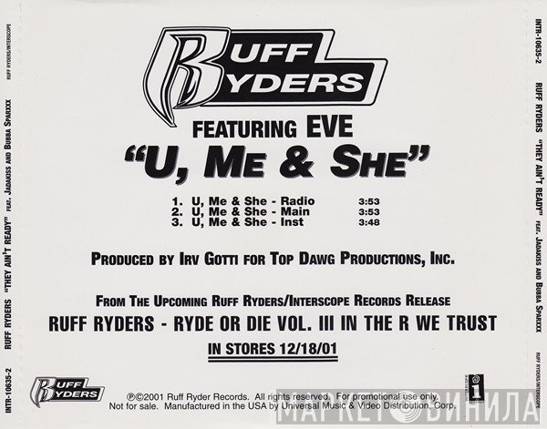Ruff Ryders Featuring Eve   - U, Me & She