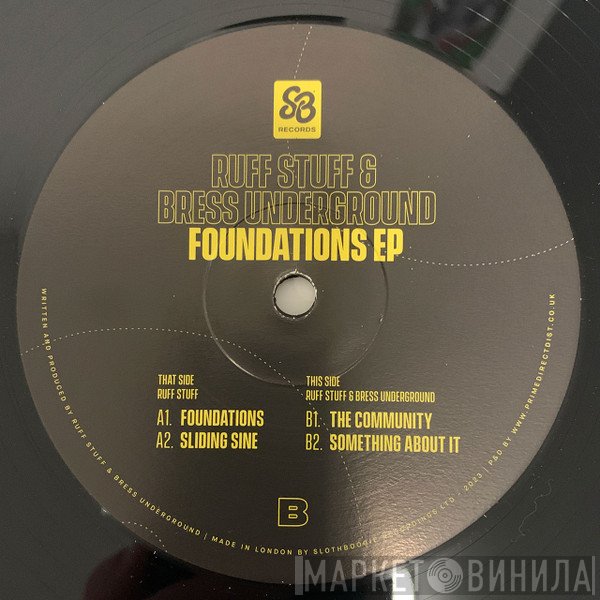 Ruff Stuff , Bress Underground - Foundations EP