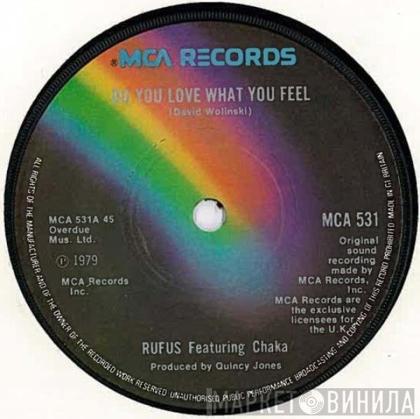 Rufus &amp; Chaka Khan - Do You Love What You Feel / Dancin Mood