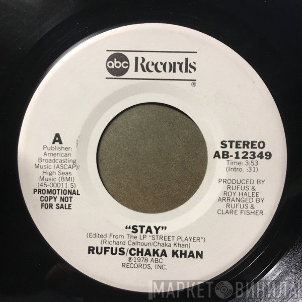 Rufus & Chaka Khan  - Stay