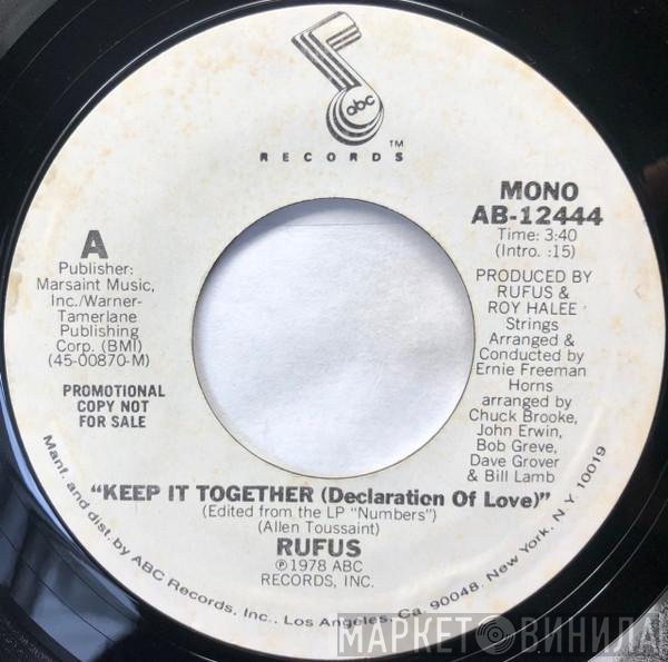 Rufus  - Keep It Together
