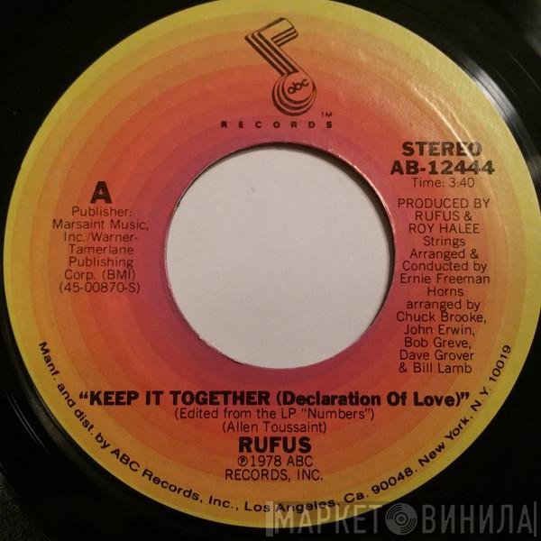 Rufus - Keep It Together