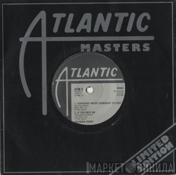 Rufus Thomas, Solomon Burke - Everybody Needs Somebody To Love / If You Need Me / Walking The Dog / Jump Back