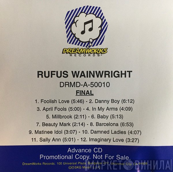 Rufus Wainwright  - Rufus Wainwright