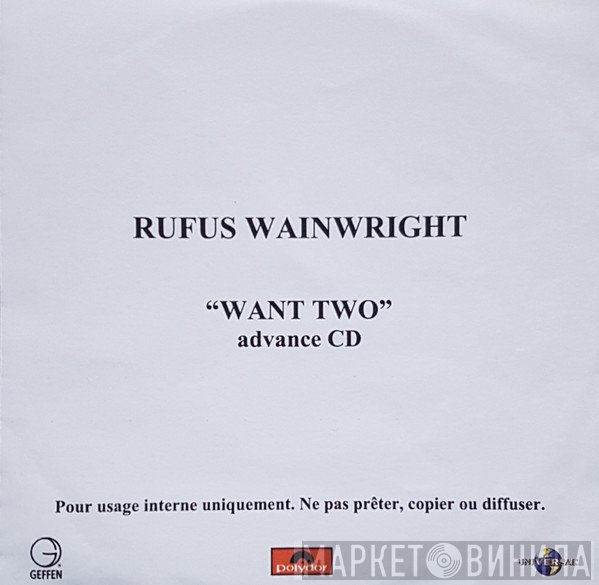 Rufus Wainwright  - Want Two
