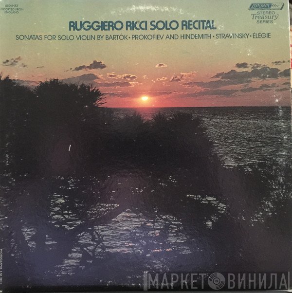 Ruggiero Ricci  - Ruggiero Ricci Solo Recital