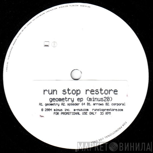 Run Stop Restore  - Geometry EP