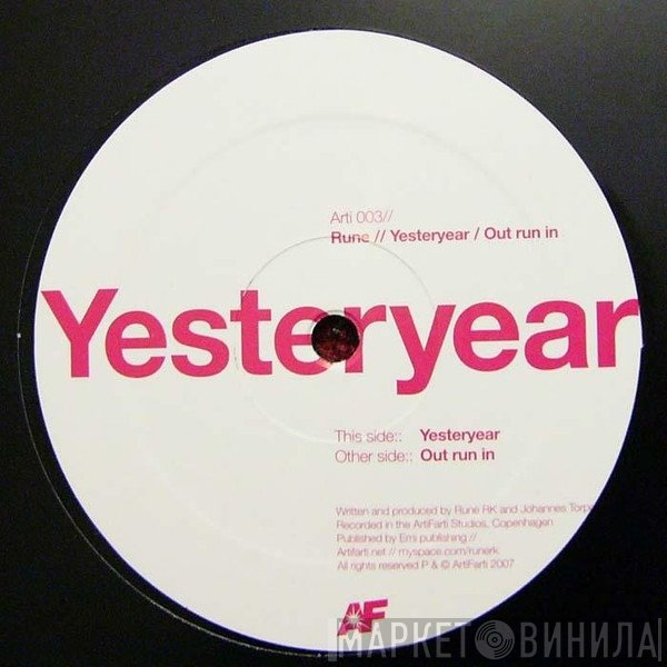 Rune  - Yesteryear / Run In