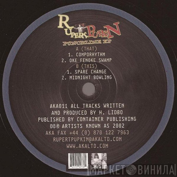 Rupert Pupkin - Punchline EP