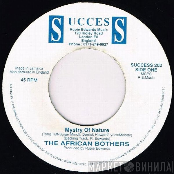 Rupie Edwards, African Brothers  - Mystry Of Nature / I'm Gonna Live Some Life