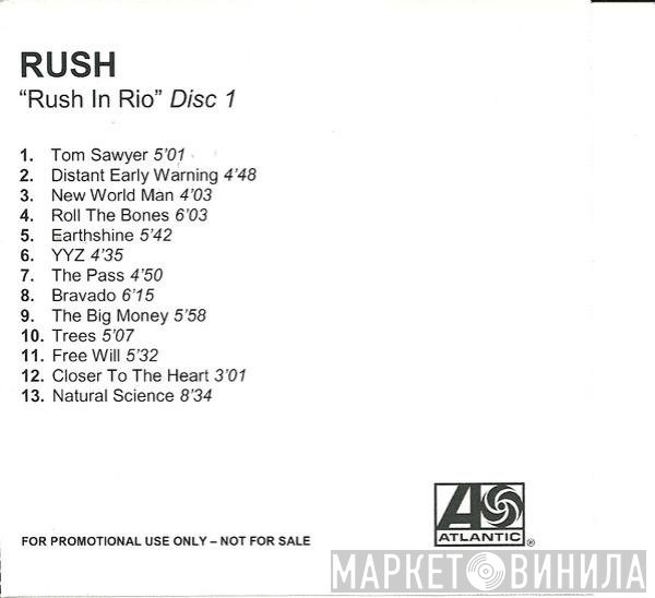 Rush  - Rush In Rio