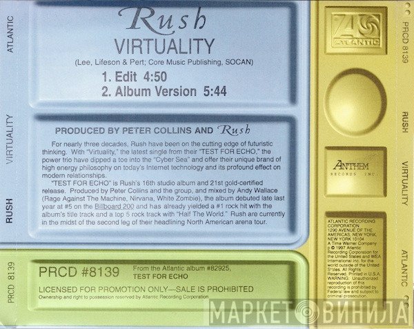 Rush  - Virtuality